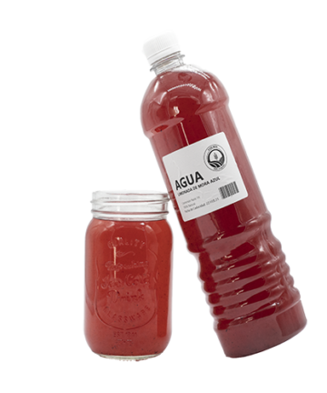 Agua de Limonada de Mora Azul