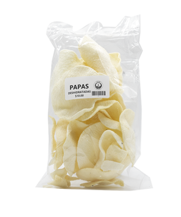 Papas deshidratadas