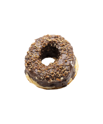 Mini dona mil hojas con chocolate y nuez